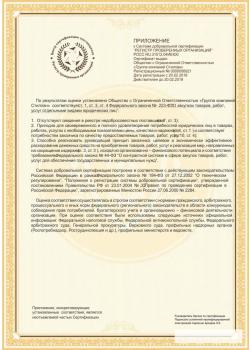 Сертификат соответствия №РОСС RU.31512.04ИЕЮ0
